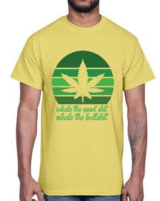 inhale the good stuff 664#- marijuana- Cotton Tee