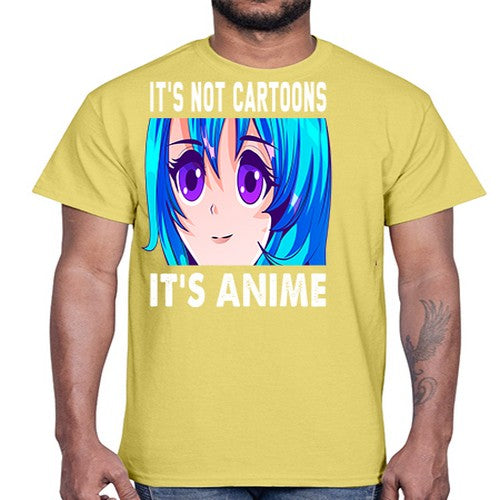 its not cartoons its anime253#- anime- Cotton Tee