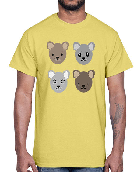 koala bears 167#- bears - animals- Cotton Tee