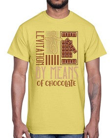 levitation by means of chocolate 307#- chocolate- Cotton Tee