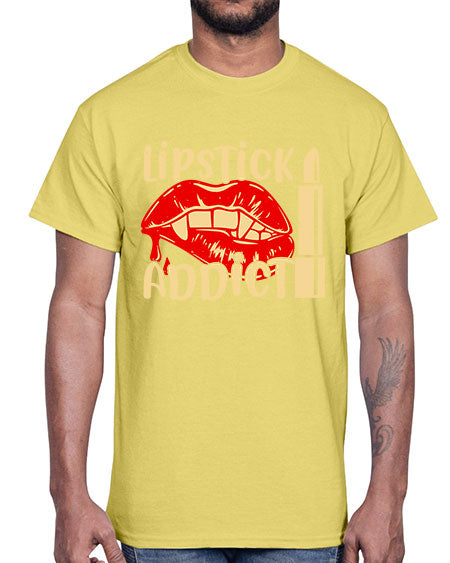 lipstick addict Style 197#-makeup Cotton Tee