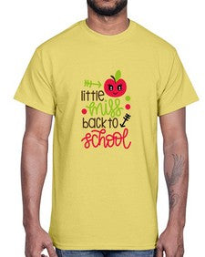 little miss back to school 477#- general school- Cotton Tee