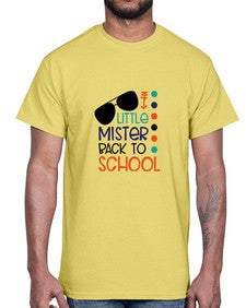 little mister back to school 490#- general school- Cotton Tee