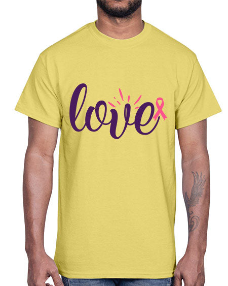 love Style 7#- breast cancer- Cotton Tee