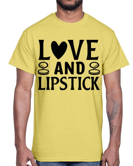 love and lipstick 14#-makeup Cotton Tee