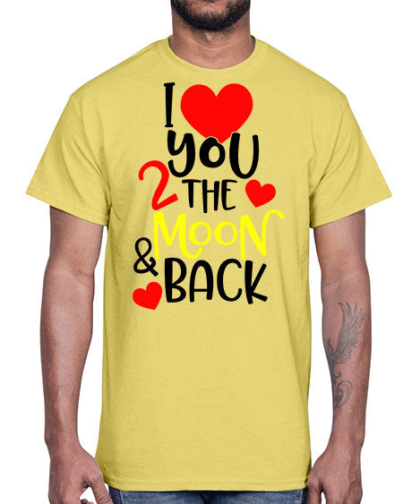 lovemoonback 3#- moon- Cotton Tee
