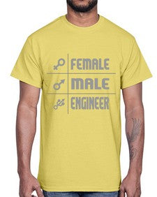 male female engineer 1084#- engineer- Cotton Tee