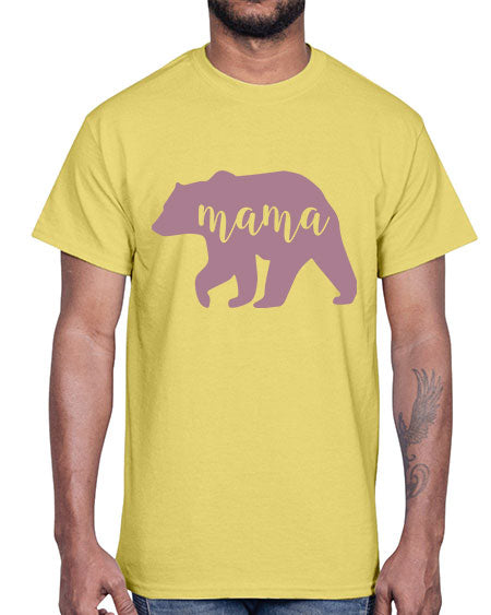 mama bear 175#- bears - animals- Cotton Tee