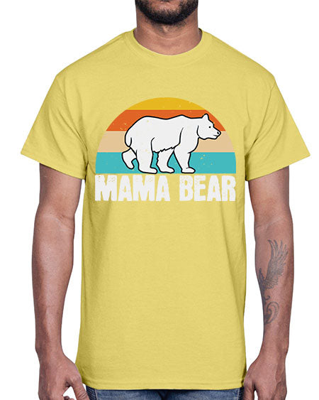 mama bear 177#- bears - animals- Cotton Tee