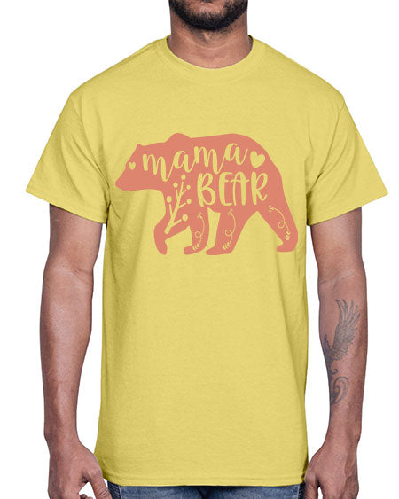 mama bear 179#- bears - animals- Cotton Tee