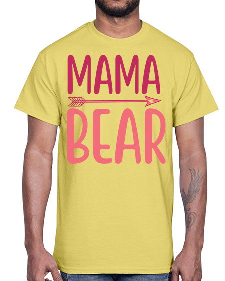 mama bear 181#- bears - animals- Cotton Tee