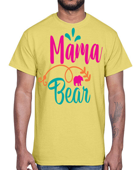 mama bear 183#- bears - animals- Cotton Tee