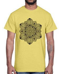 mandala 772#- mandala- Cotton Tee