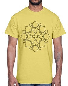 mandala 789#- mandala- Cotton Tee