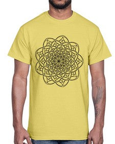 mandala 817#- mandala- Cotton Tee