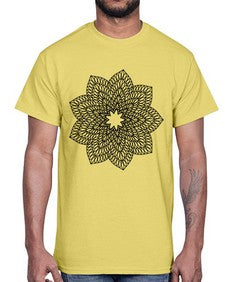 mandala 820#- mandala- Cotton Tee
