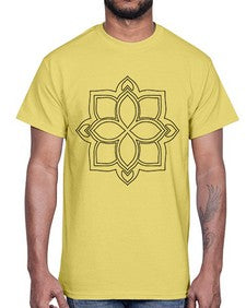 mandala 824#- mandala- Cotton Tee
