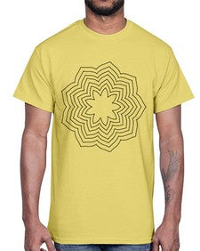mandala 832#- mandala- Cotton Tee