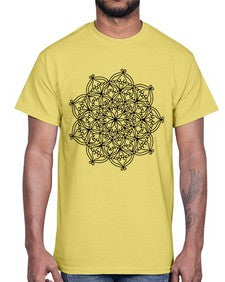 mandala 844#- mandala- Cotton Tee