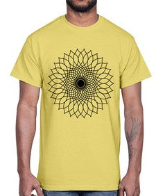 mandala 846#- mandala- Cotton Tee
