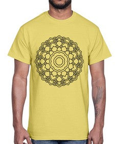 mandala 866#- mandala- Cotton Tee