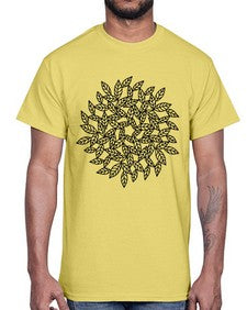 mandala 906#- mandala- Cotton Tee