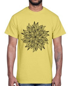 mandala 907#- mandala- Cotton Tee