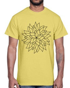 mandala 908#- mandala- Cotton Tee
