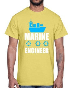 marine engineer 1086#- engineer- Cotton Tee