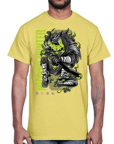 masked hunter 924#- art pop art- Cotton Tee