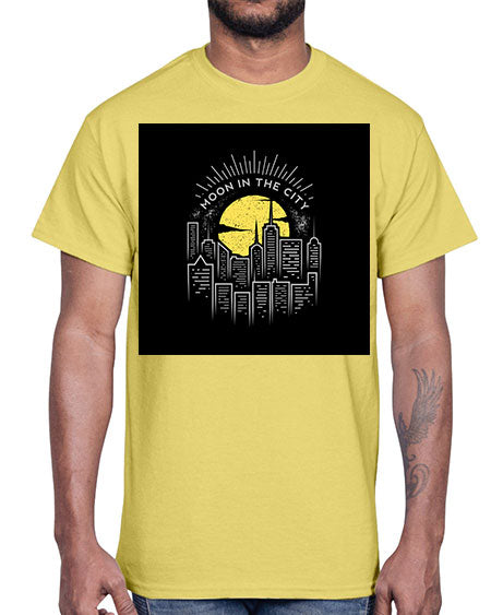 mooninthecity 2#- moon- Cotton Tee