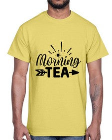 morning tea 1405#- tea- Cotton Tee