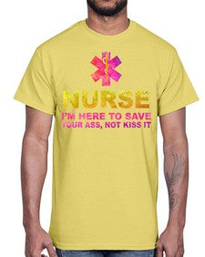 nurse i am here to 1157#- nurse- Cotton Tee