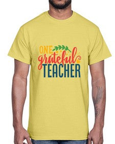 one grateful teacher Style 321#- teacher- Cotton Tee