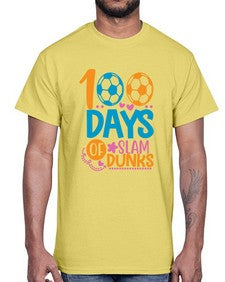 one hundred days of slam dunks 576#- one hundred days- Cotton Tee
