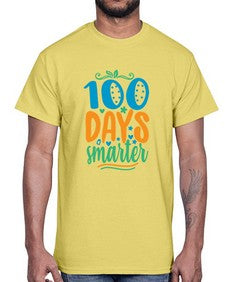 one hundred days smarter 578#- one hundred days- Cotton Tee