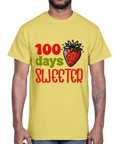 one hundred days sweeter 585#- one hundred days- Cotton Tee