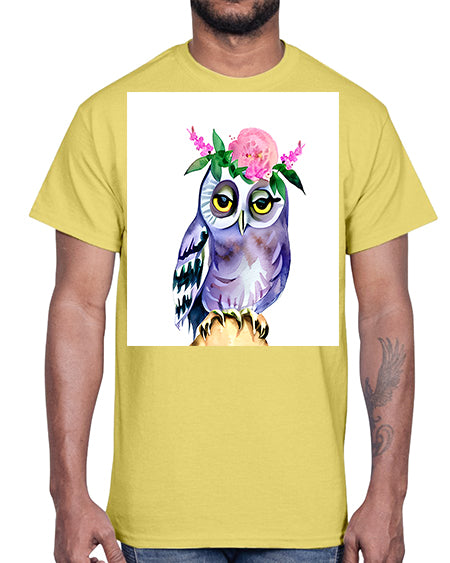 owl 15#- owl- Cotton Tee