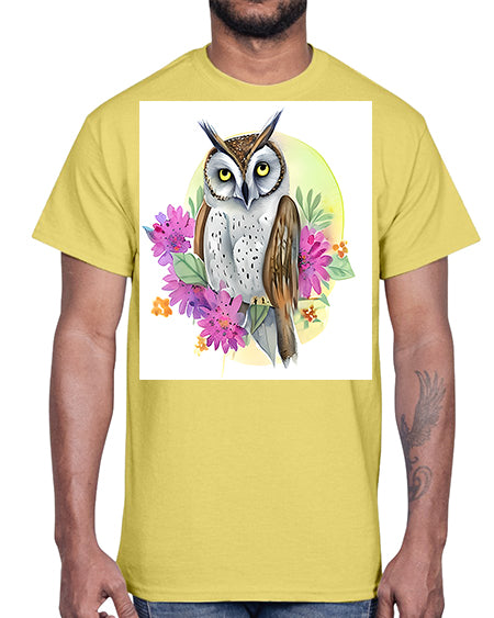 owl 24#- owl- Cotton Tee