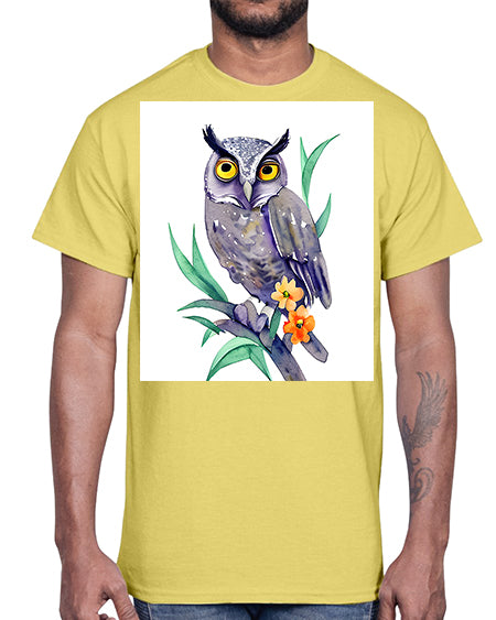owl 28#- owl- Cotton Tee