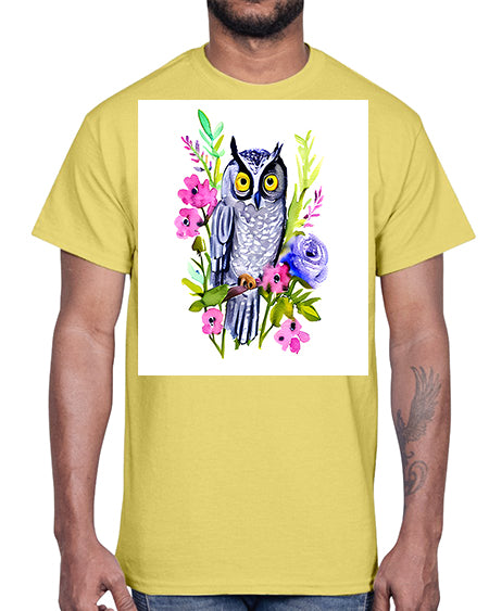 owl 29#- owl- Cotton Tee