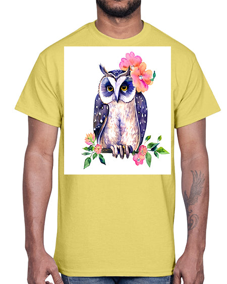 owl 2#- owl- Cotton Tee