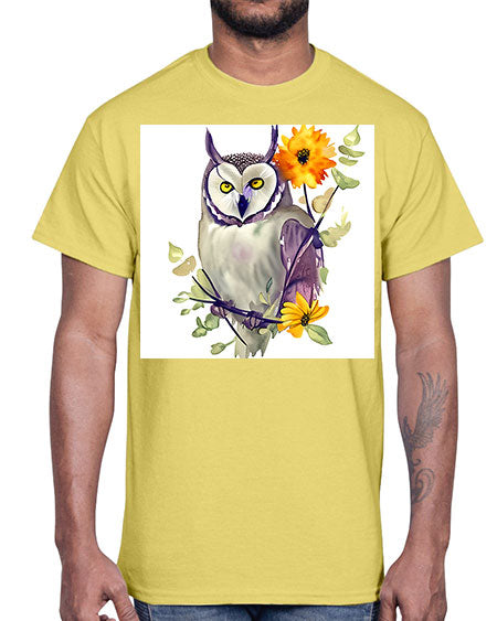 owl 4#- owl- Cotton Tee
