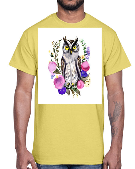 owl 5#- owl- Cotton Tee