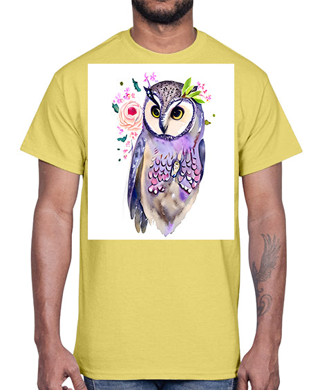 owl 9#- owl- Cotton Tee