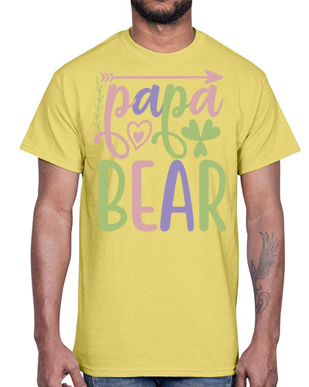 papa bear 207#- bears - animals- Cotton Tee