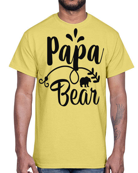 papa bear 215#- bears - animals- Cotton Tee