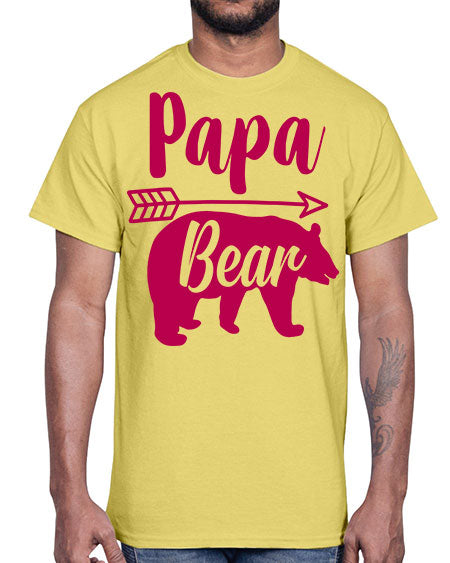 papa bear 217#- bears - animals- Cotton Tee