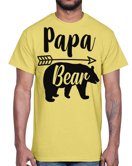 papa bear copy 221#- bears - animals- Cotton Tee