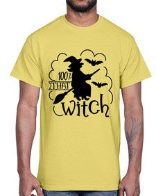 percent that witch 55#- witch- Cotton Tee